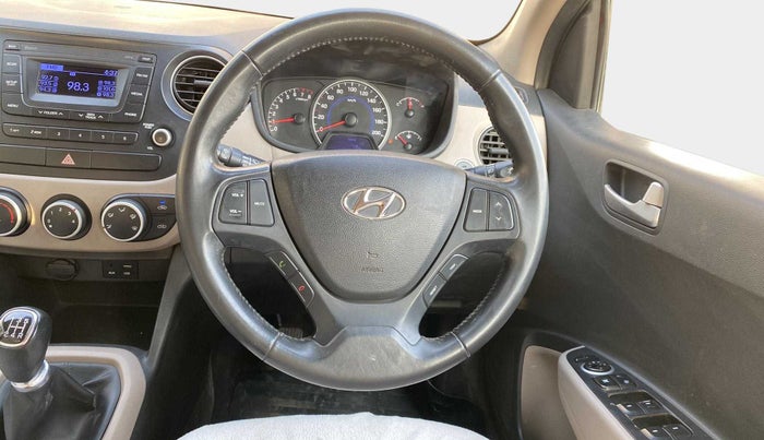 2016 Hyundai Grand i10 ASTA (O) 1.2 KAPPA VTVT, Petrol, Manual, 42,447 km, Steering Wheel Close Up