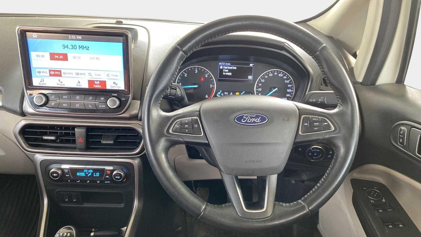 2019 Ford Ecosport TITANIUM 1.5L DIESEL, Diesel, Manual, 66,730 km, Steering Wheel Close Up