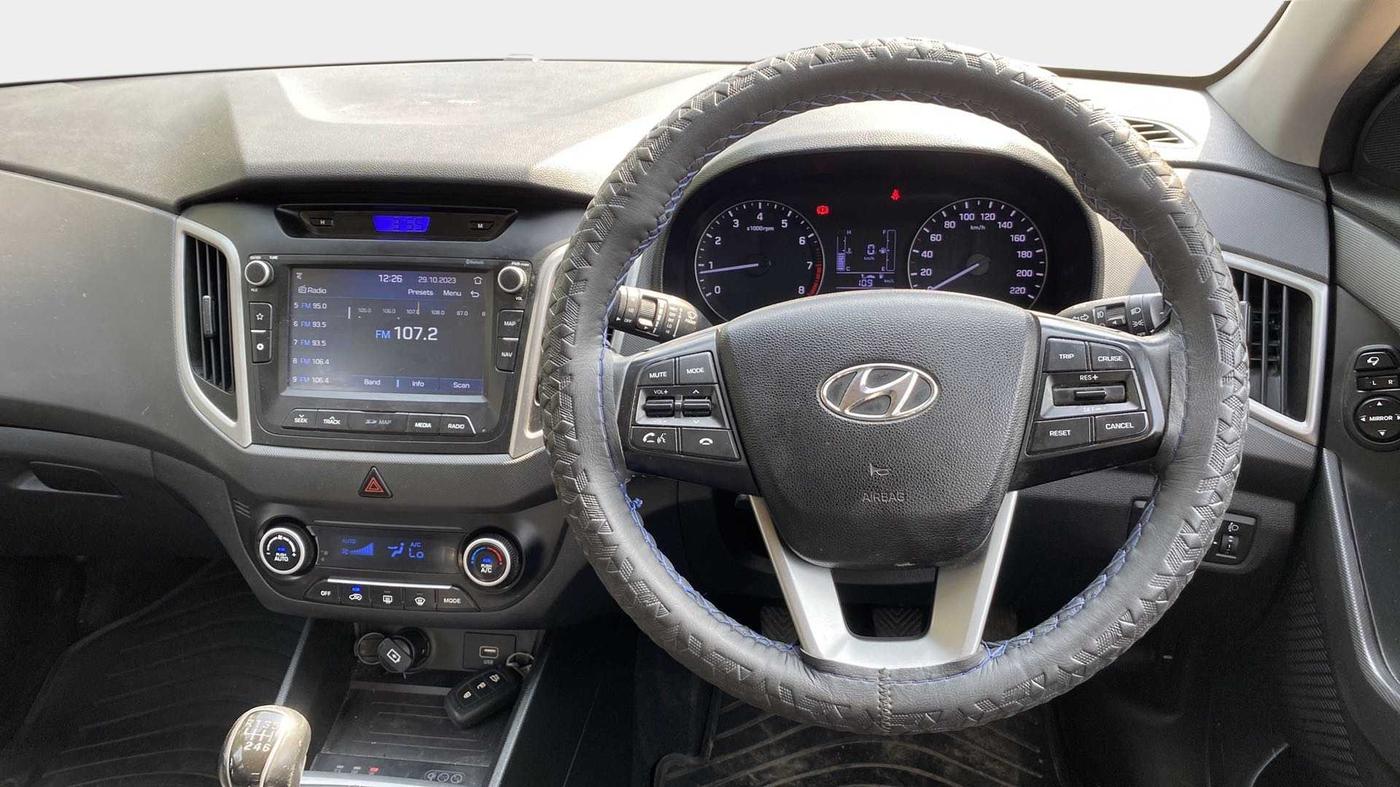 2019 Hyundai Creta SX SPORTS EDITION 1.6 PETROL DUAL TONE, Petrol, Manual, 95,046 km, Steering Wheel Close Up
