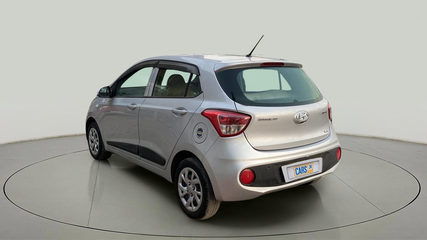 2017 Hyundai Grand i10 SPORTZ 1.2 KAPPA VTVT, CNG, Manual, 43,171 km, Left Back Diagonal