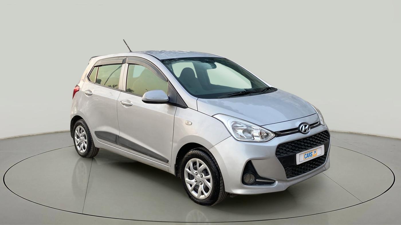 2017 Hyundai Grand i10 SPORTZ 1.2 KAPPA VTVT, CNG, Manual, 43,171 km, Right Front Diagonal