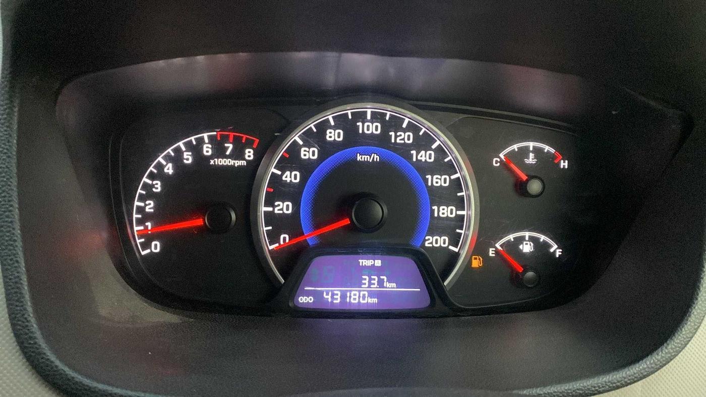 2017 Hyundai Grand i10 SPORTZ 1.2 KAPPA VTVT, CNG, Manual, 43,171 km, Odometer Image