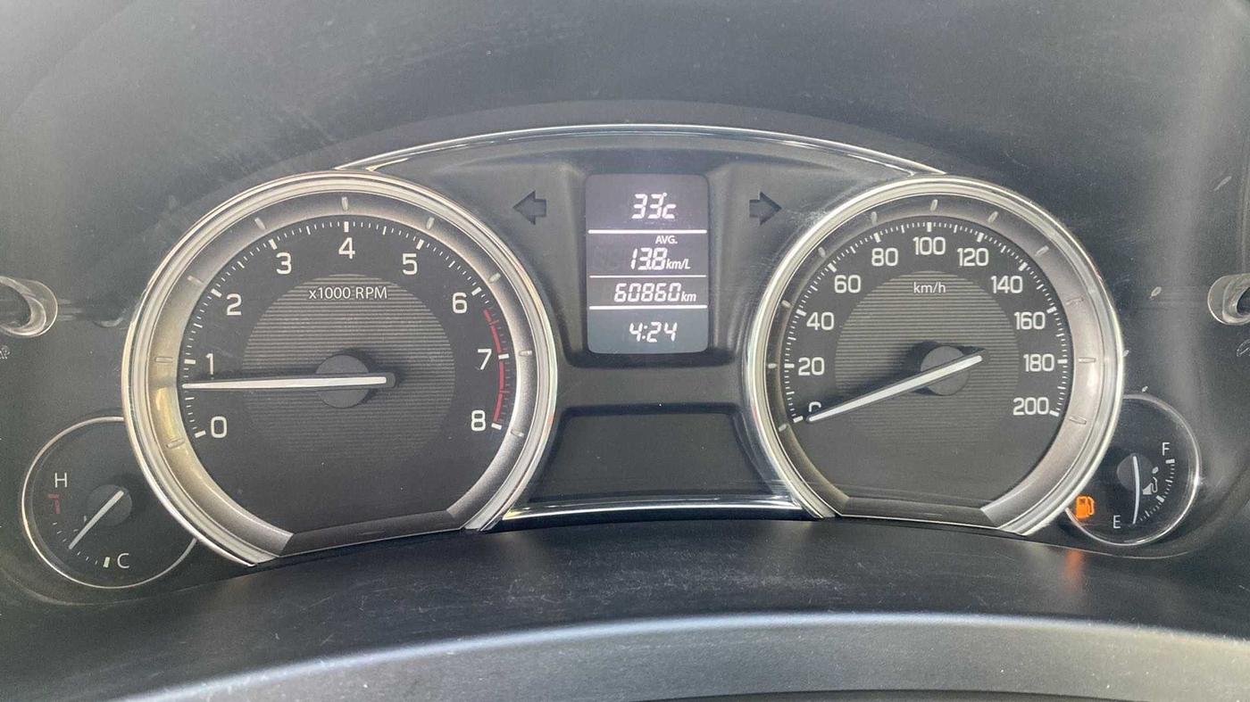 2017 Maruti Ciaz ZXI+, Petrol, Manual, 60,854 km, Odometer Image