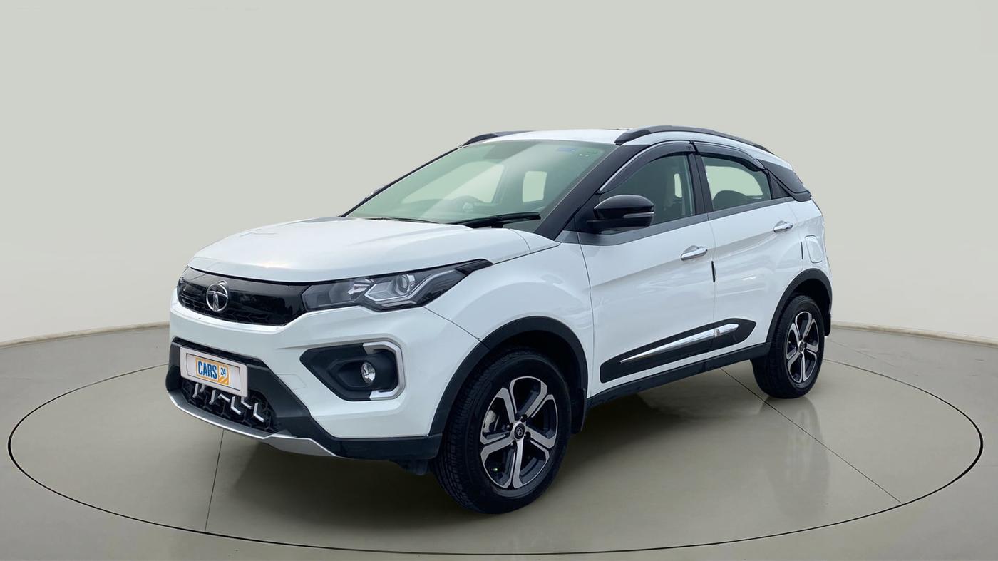 2021 Tata NEXON XZ PLUS PETROL SUNROOF, Petrol, Manual, 27,669 km, Left Front Diagonal