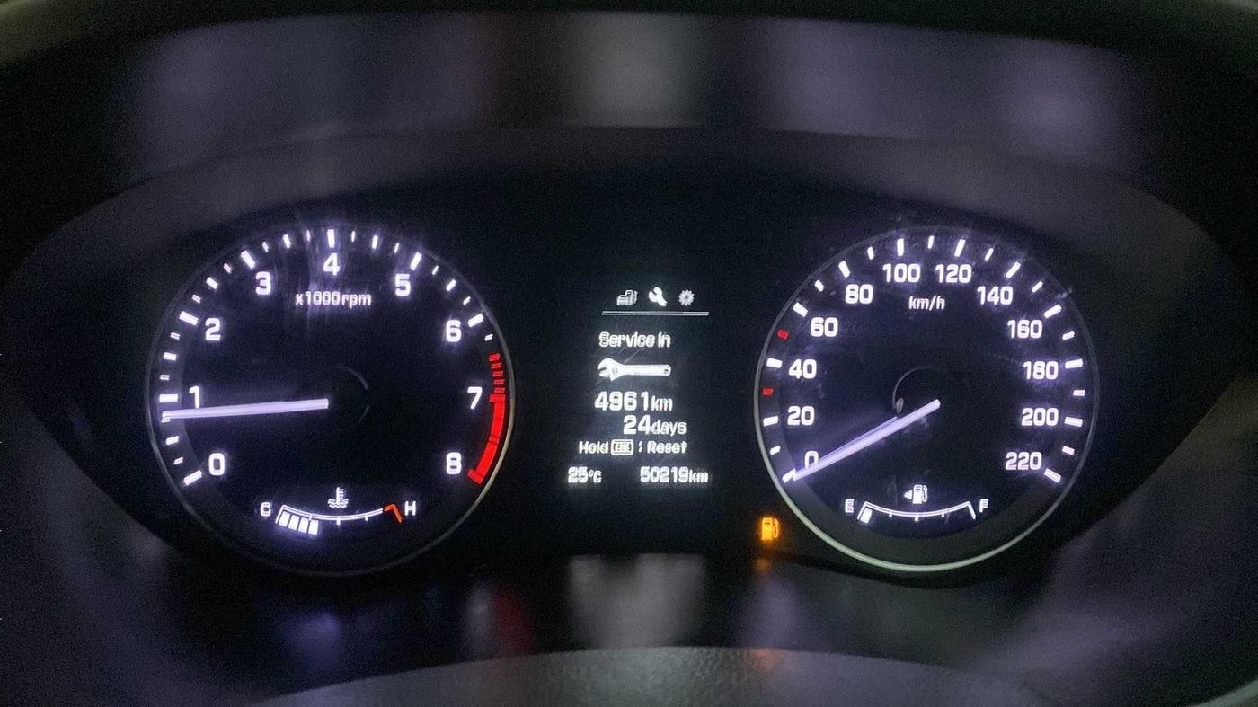 2017 Hyundai Elite i20 ASTA 1.2, Petrol, Manual, 50,212 km, Odometer Image