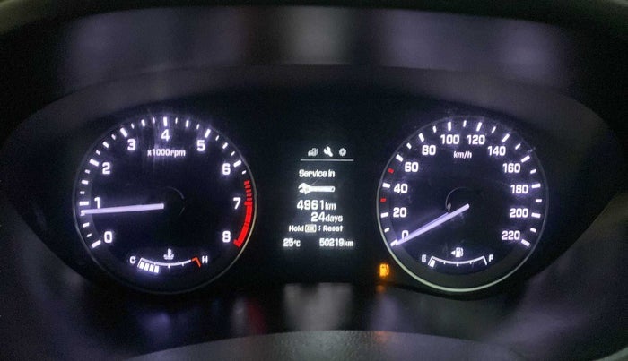 2017 Hyundai Elite i20 ASTA 1.2, Petrol, Manual, 50,212 km, Odometer Image