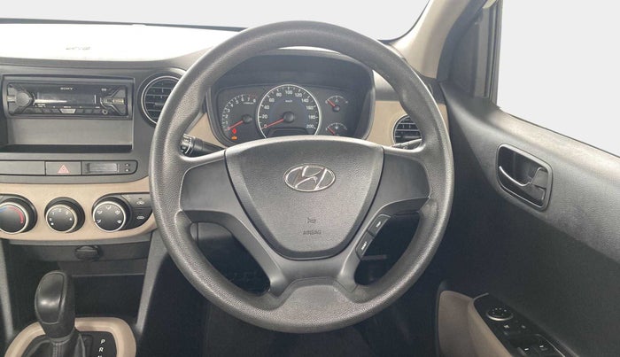2016 Hyundai Grand i10 MAGNA AT 1.2 KAPPA VTVT, Petrol, Automatic, 37,322 km, Steering Wheel Close Up