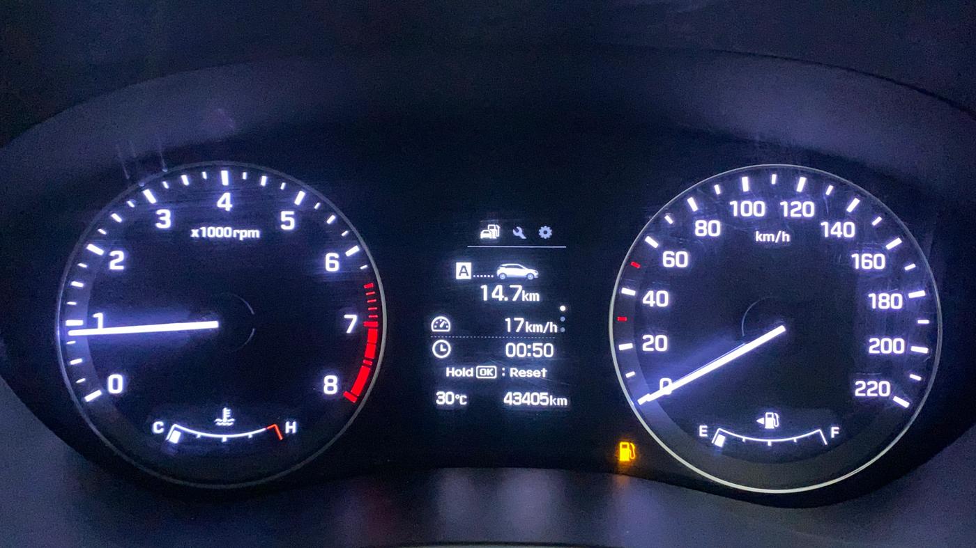 2016 Hyundai Elite i20 ASTA 1.2 (O), Petrol, Manual, 43,604 km, Odometer Image