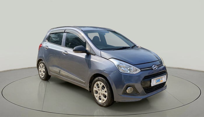 2014 Hyundai Grand i10 SPORTZ 1.2 KAPPA VTVT, CNG, Manual, 82,995 km, Right Front Diagonal