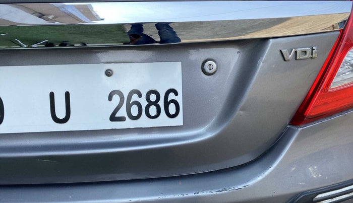 2014 Maruti Swift Dzire VDI, Diesel, Manual, 75,675 km, Dicky (Boot door) - Minor scratches