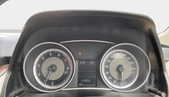 2017 Maruti Dzire ZXI PLUS, Petrol, Manual, 34,936 km, Odometer Image