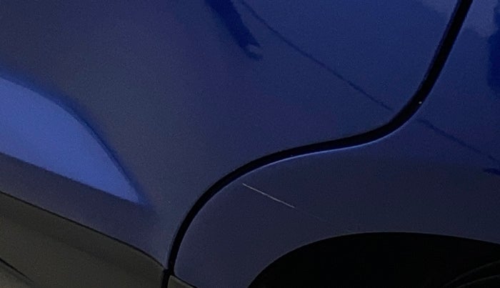 2018 Ford Ecosport TITANIUM 1.5L DIESEL, Diesel, Manual, 28,782 km, Left quarter panel - Minor scratches