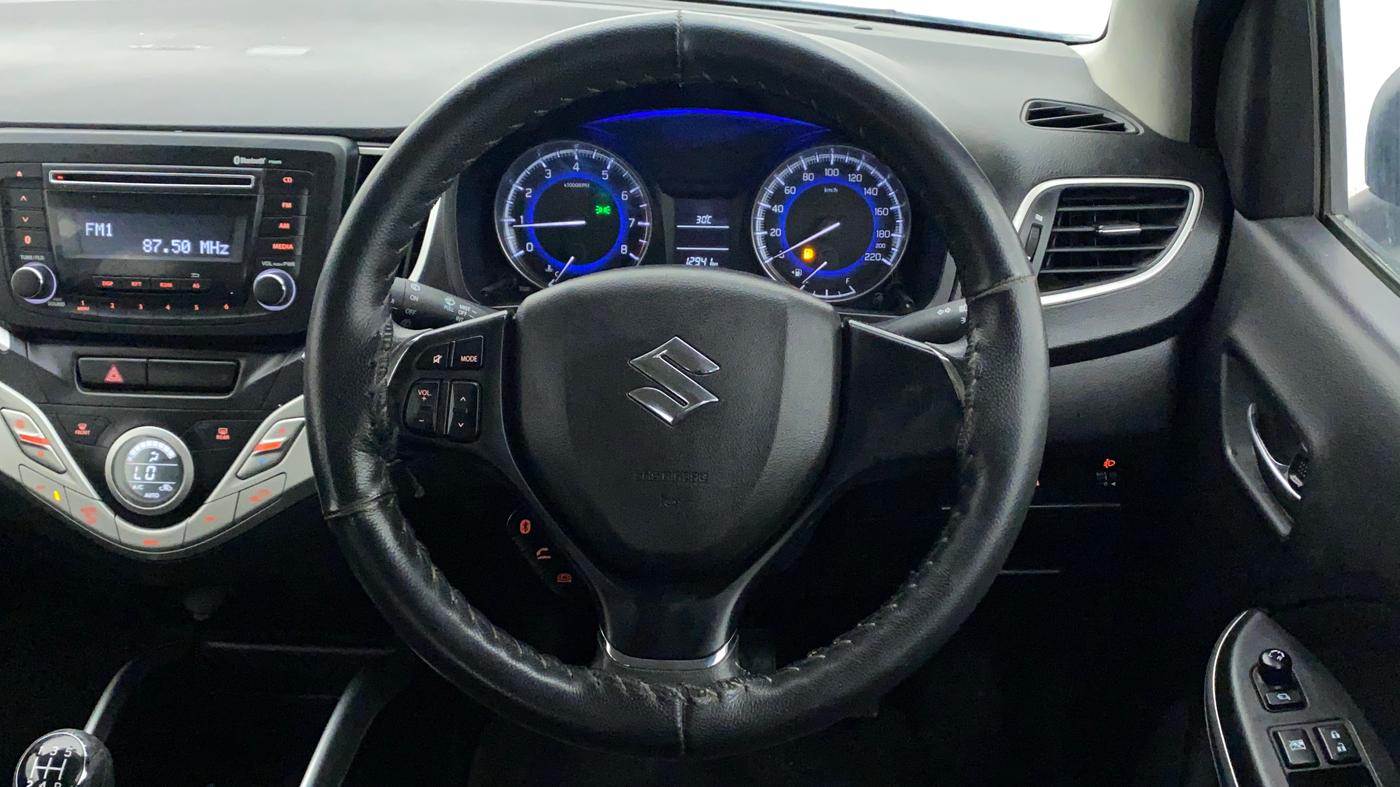 2017 Maruti Baleno DELTA PETROL 1.2, Petrol, Manual, 12,940 km, Steering Wheel Close Up