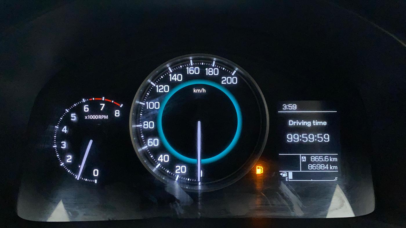 2017 Maruti IGNIS ZETA 1.2, Petrol, Manual, 86,984 km, Odometer Image