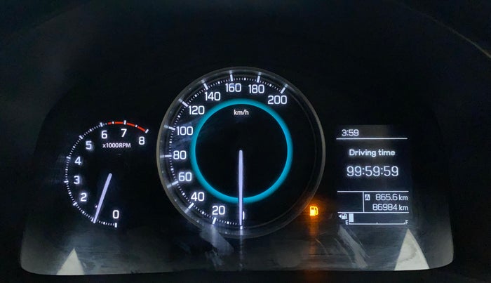 2017 Maruti IGNIS ZETA 1.2, Petrol, Manual, 86,984 km, Odometer Image