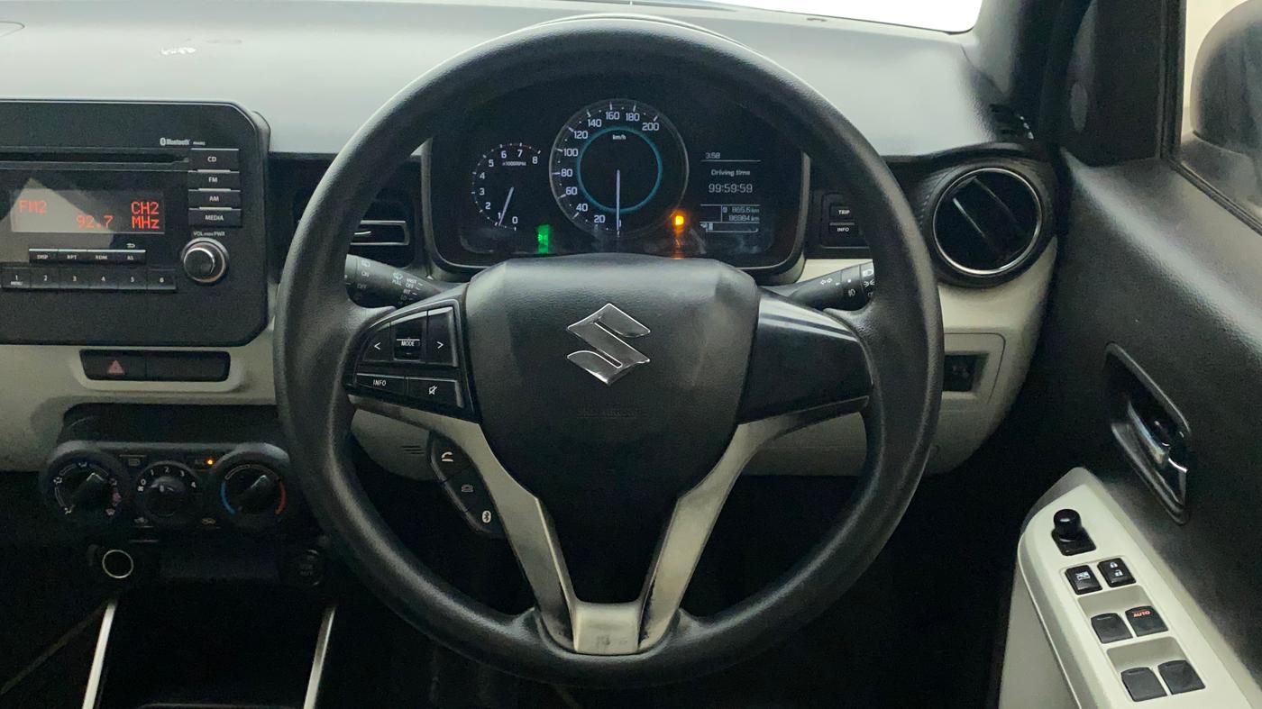 2017 Maruti IGNIS ZETA 1.2, Petrol, Manual, 86,984 km, Steering Wheel Close Up