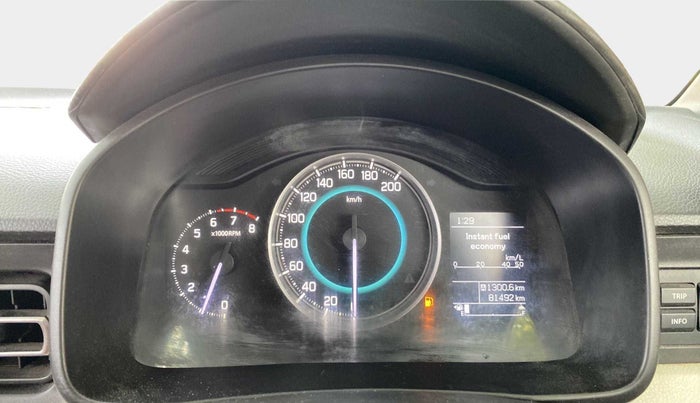 2017 Maruti IGNIS DELTA 1.2, Petrol, Manual, 81,457 km, Odometer Image