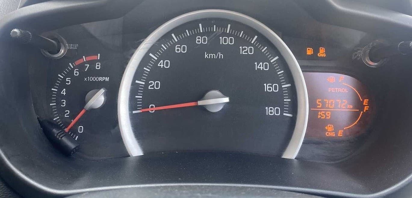 2018 Maruti Celerio VXI (O) CNG, CNG, Manual, 57,098 km, Odometer Image