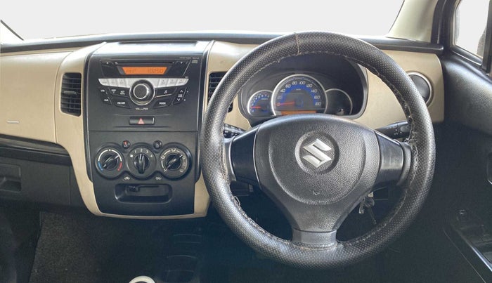 2017 Maruti Wagon R 1.0 VXI, Petrol, Manual, 44,225 km, Steering Wheel Close Up