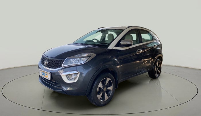 2018 Tata NEXON XZA PLUS PETROL DUAL TONE, Petrol, Automatic, 50,359 km, Left Front Diagonal