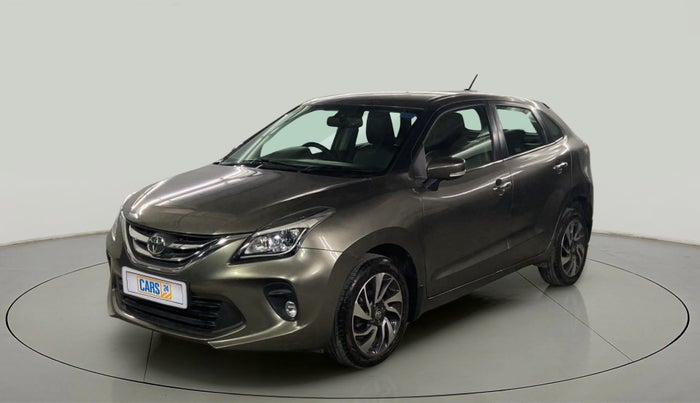 2021 Toyota Glanza G CVT, Petrol, Automatic, 11,428 km, Left Front Diagonal