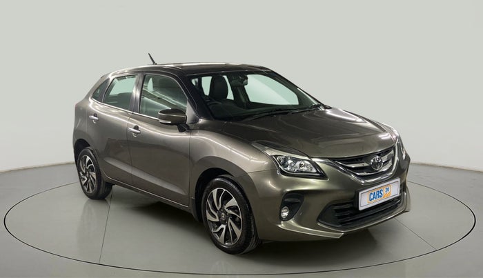 2021 Toyota Glanza G CVT, Petrol, Automatic, 11,428 km, Right Front Diagonal
