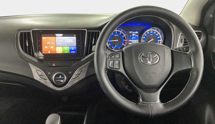 2021 Toyota Glanza G CVT, Petrol, Automatic, 11,428 km, Steering Wheel Close Up