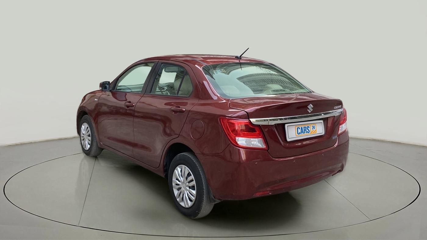 2017 Maruti Dzire VXI AMT, Petrol, Automatic, 47,097 km, Left Back Diagonal