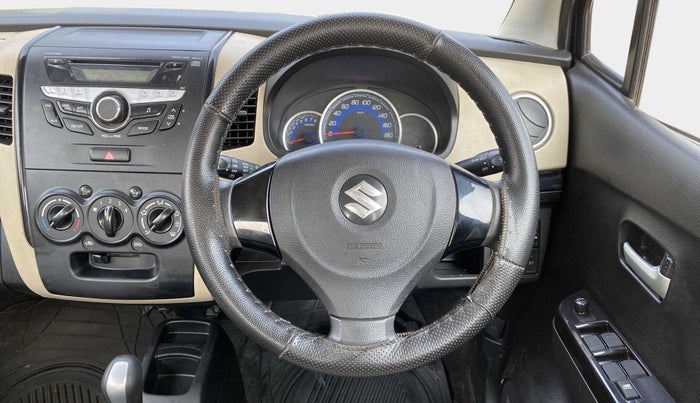 2018 Maruti Wagon R 1.0 VXI (O) AMT, Petrol, Automatic, 27,423 km, Steering Wheel Close Up