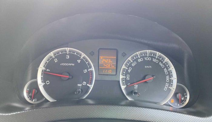 2016 Maruti Swift VDI ABS, Diesel, Manual, 74,080 km, Odometer Image