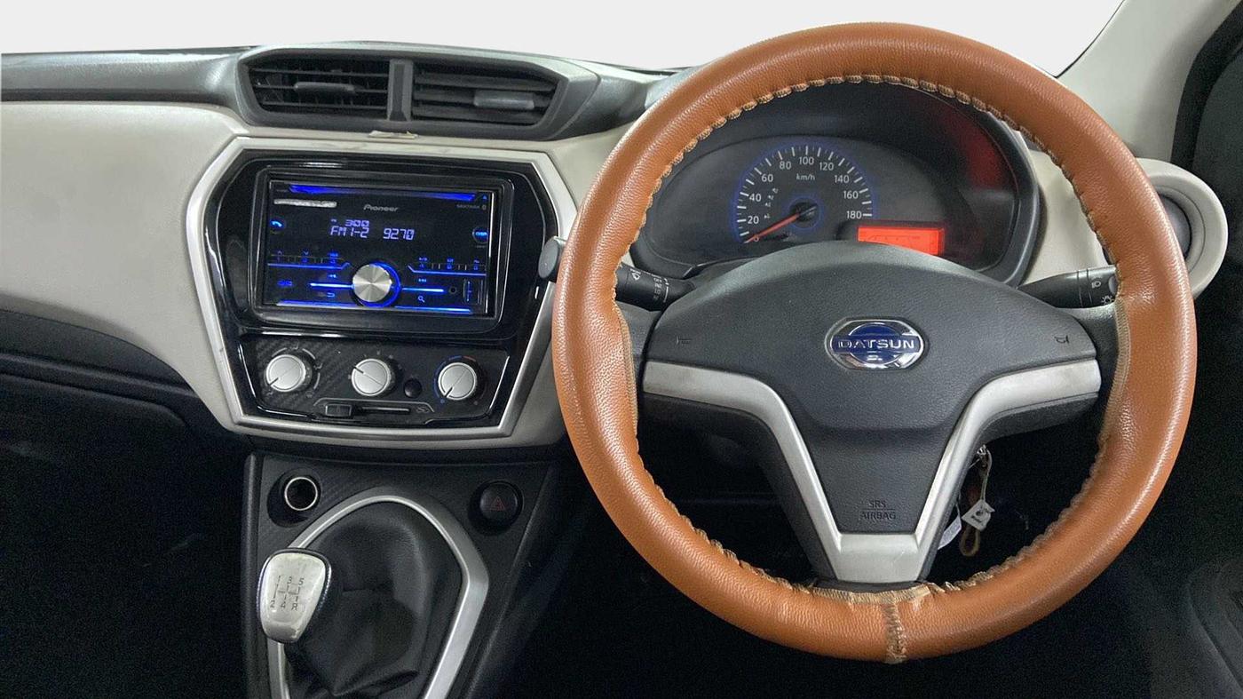 2019 Datsun Go Plus A(O), Petrol, Manual, 27,695 km, Steering Wheel Close Up