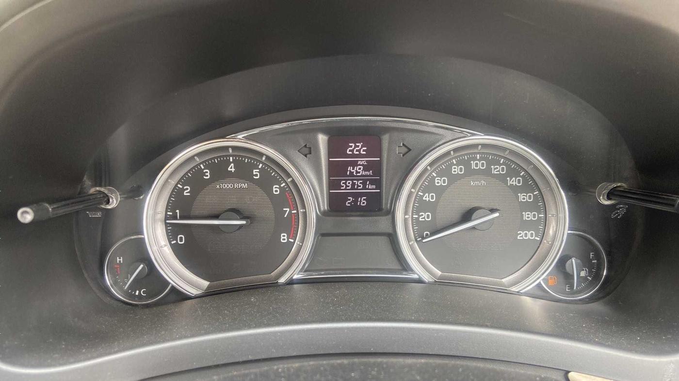2017 Maruti Ciaz VXI+, Petrol, Manual, 59,750 km, Odometer Image