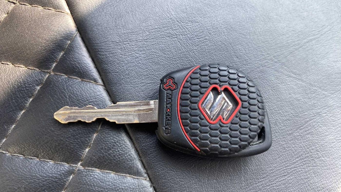 2019 Maruti Baleno DELTA PETROL 1.2, Petrol, Manual, 56,422 km, Key Close Up