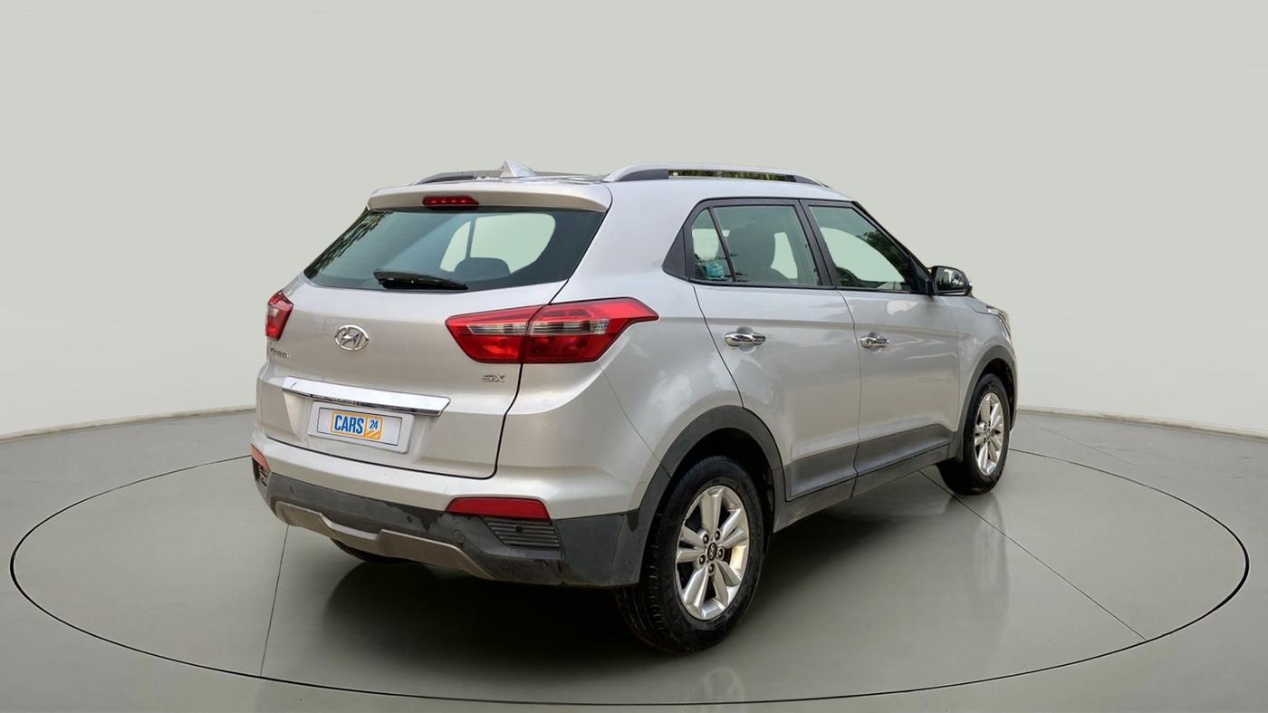 2017 Hyundai Creta SX PLUS 1.6 PETROL, Petrol, Manual, 68,428 km, Right Back Diagonal