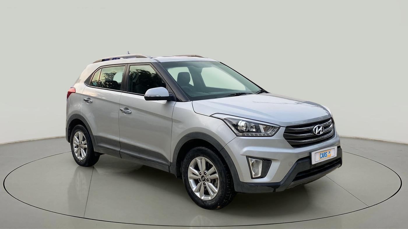 2017 Hyundai Creta SX PLUS 1.6 PETROL, Petrol, Manual, 68,428 km, Right Front Diagonal