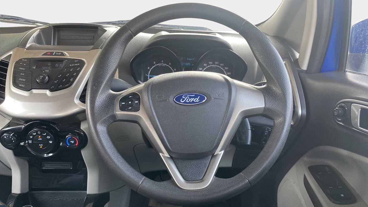 2015 Ford Ecosport TREND 1.5L PETROL, Petrol, Manual, 71,316 km, Steering Wheel Close Up