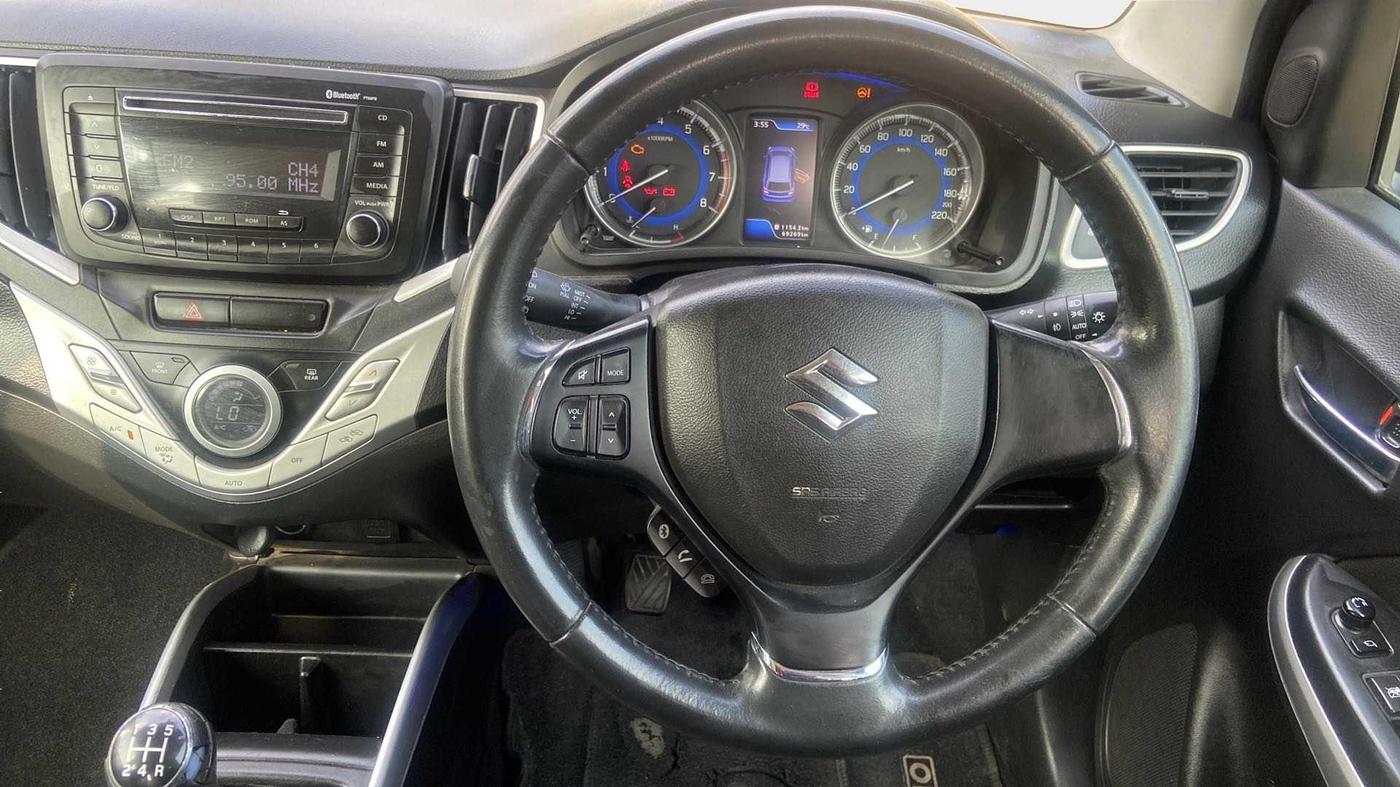 2016 Maruti Baleno ZETA PETROL 1.2, Petrol, Manual, 69,268 km, Steering Wheel Close Up