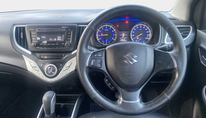 2015 Maruti Baleno DELTA CVT PETROL 1.2, Petrol, Automatic, 44,507 km, Steering Wheel Close Up