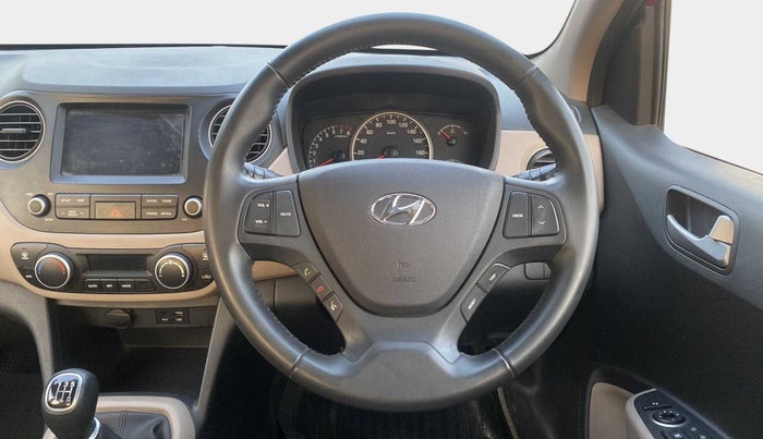 2017 Hyundai Grand i10 ASTA 1.2 KAPPA VTVT, Petrol, Manual, 32,048 km, Steering Wheel Close Up