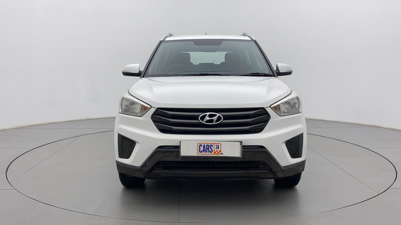 2017 Hyundai Creta E PLUS 1.6 PETROL, Petrol, Manual, 1,12,919 km, Front