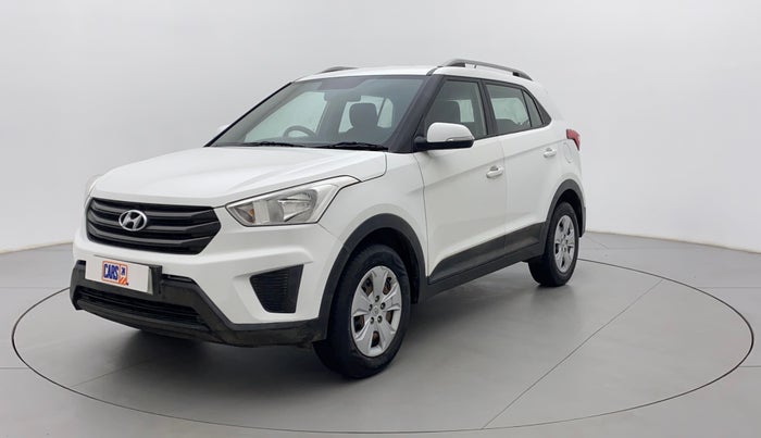 2017 Hyundai Creta E PLUS 1.6 PETROL, Petrol, Manual, 1,12,919 km, Left Front Diagonal