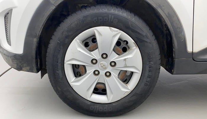 2017 Hyundai Creta E PLUS 1.6 PETROL, Petrol, Manual, 1,12,919 km, Left Front Wheel