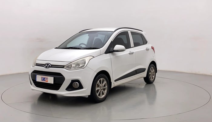 2015 Hyundai Grand i10 ASTA (O) 1.2 KAPPA VTVT, Petrol, Manual, 85,961 km, Left Front Diagonal