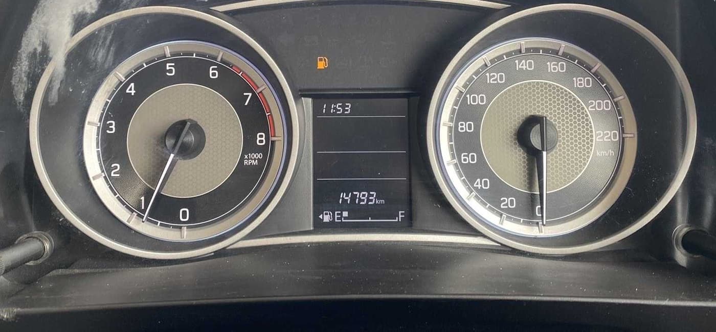 2020 Maruti Dzire VXI, Petrol, Manual, 14,782 km, Odometer Image