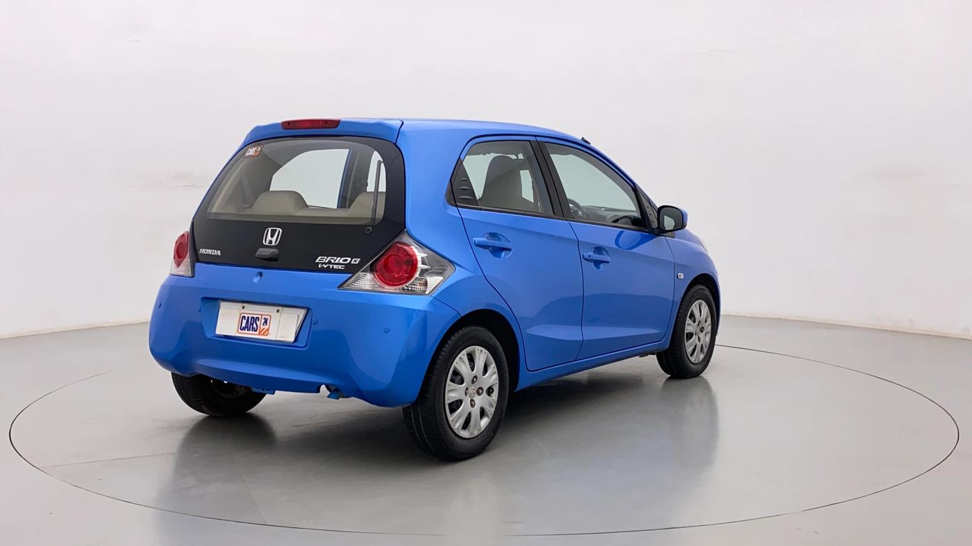 2012 Honda Brio S MT, Petrol, Manual, 44,532 km, Right Back Diagonal