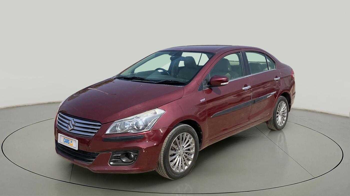 2017 Maruti Ciaz ZXI+ AT, Petrol, Automatic, 82,661 km, Left Front Diagonal