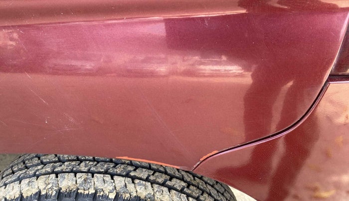 2012 Maruti Alto K10 VXI, Petrol, Manual, 6,245 km, Left quarter panel - Paint has minor damage