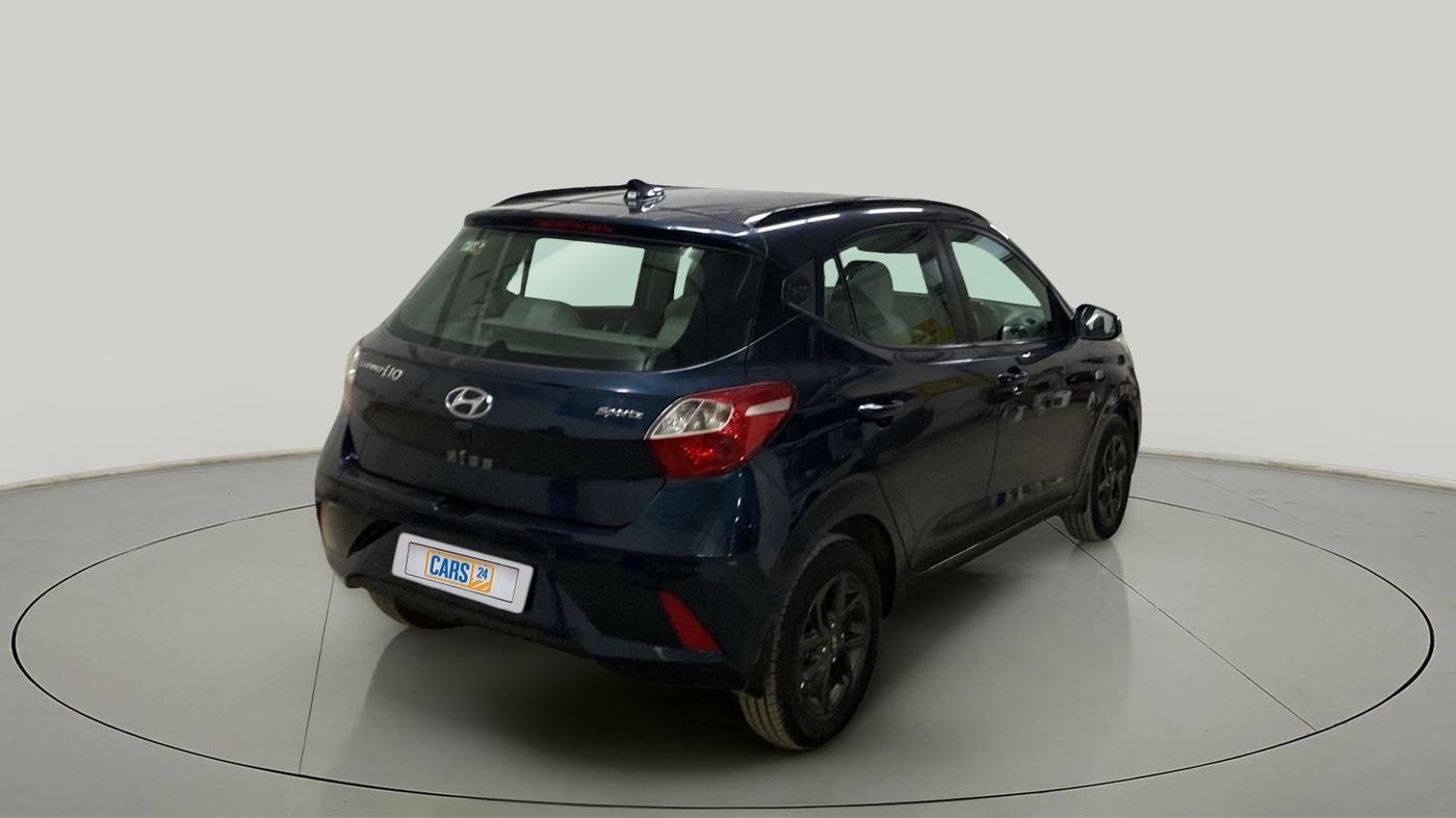2019 Hyundai GRAND I10 NIOS SPORTZ AMT 1.2 KAPPA VTVT, Petrol, Automatic, 6,406 km, Right Back Diagonal