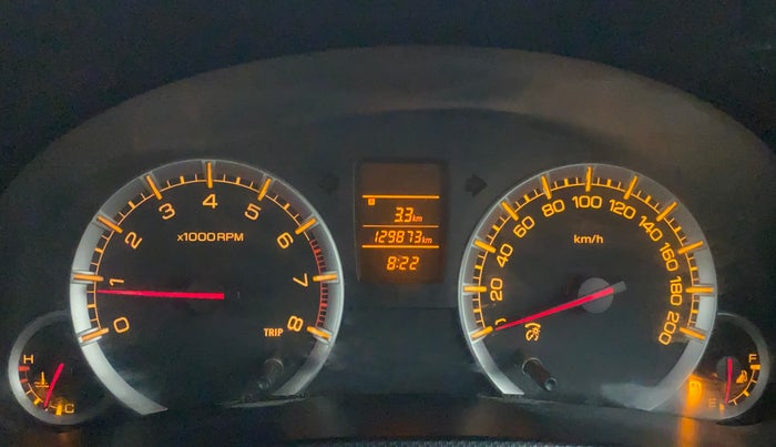 2013 Maruti Swift VXI, Petrol, Manual, 1,29,873 km, Odometer Image