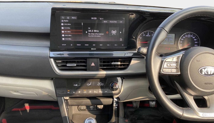 2020 KIA SELTOS HTX 1.5 PETROL DUAL TONE, Petrol, Manual, 18,556 km, Air Conditioner